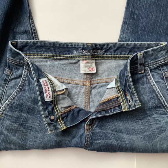 Vintage Y2K BR Wide Leg Low Rise Jeans - Picture 3 of 8